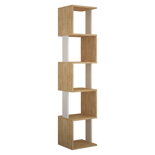 Bookcase - Column Piri pakoworld natural-white 35x30x161cm