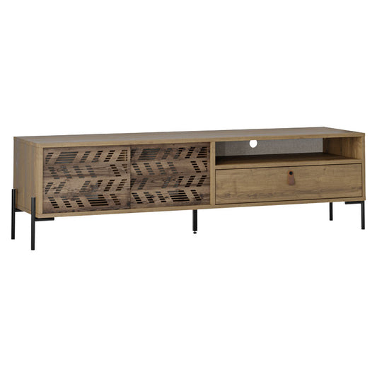 TV cabinet Melati pakoworld walnut 170x45x48.5cm