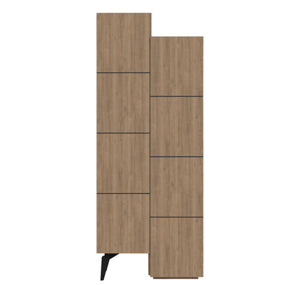 Multipurpose cabinet Romane cabinet pakoworld natural 62.2x37.4x155.4cm