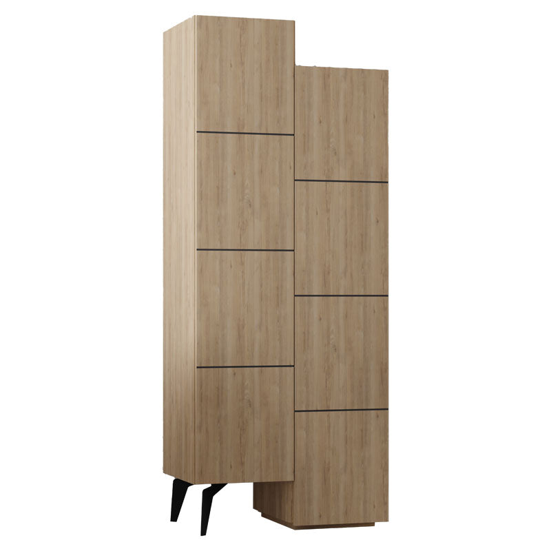 Multipurpose cabinet Romane cabinet pakoworld natural 62.2x37.4x155.4cm