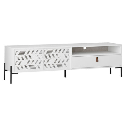 TV cabinet Melati pakoworld white 170x45x48.5cm