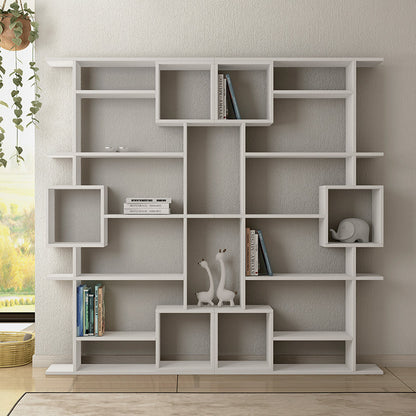 Soto pakoworld Bookcase in white color 92x28x173cm