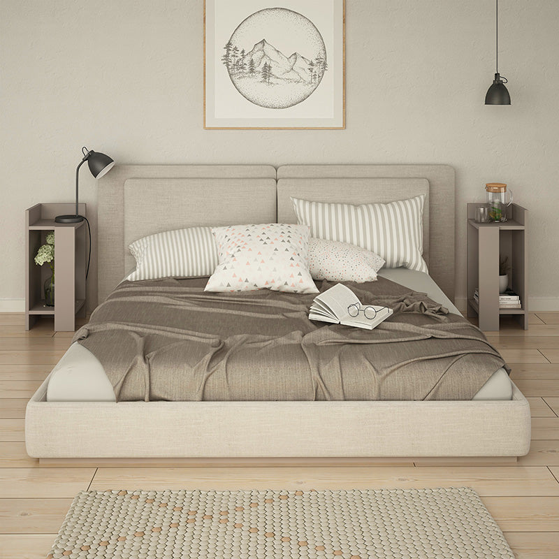 Nightstand Immerse pakoworld set 2 pics mocha 27x25x60cm