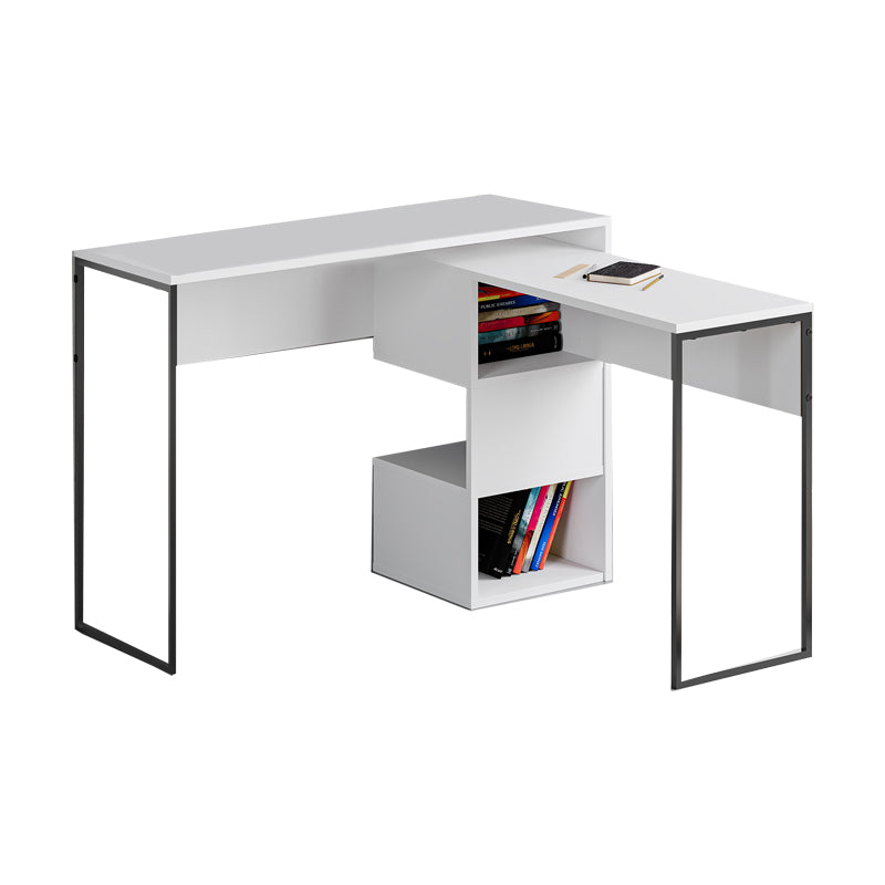 Working foldable desk Badau pakoworld melamine white 110x37x77cm