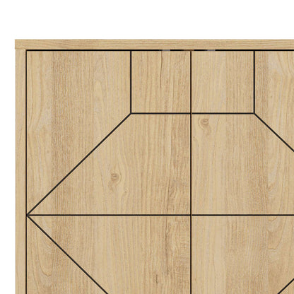 Buffet Bufel pakoworld in natural color 181x35x77.4cm