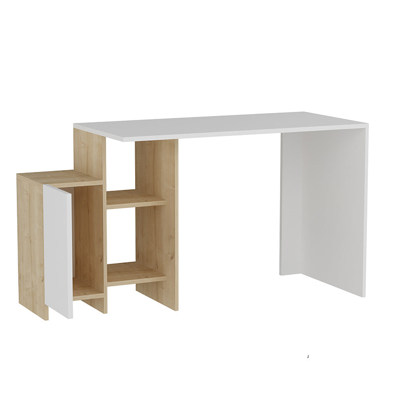 Office desk Kely pakoworld in white-oak color 113x55x74cm