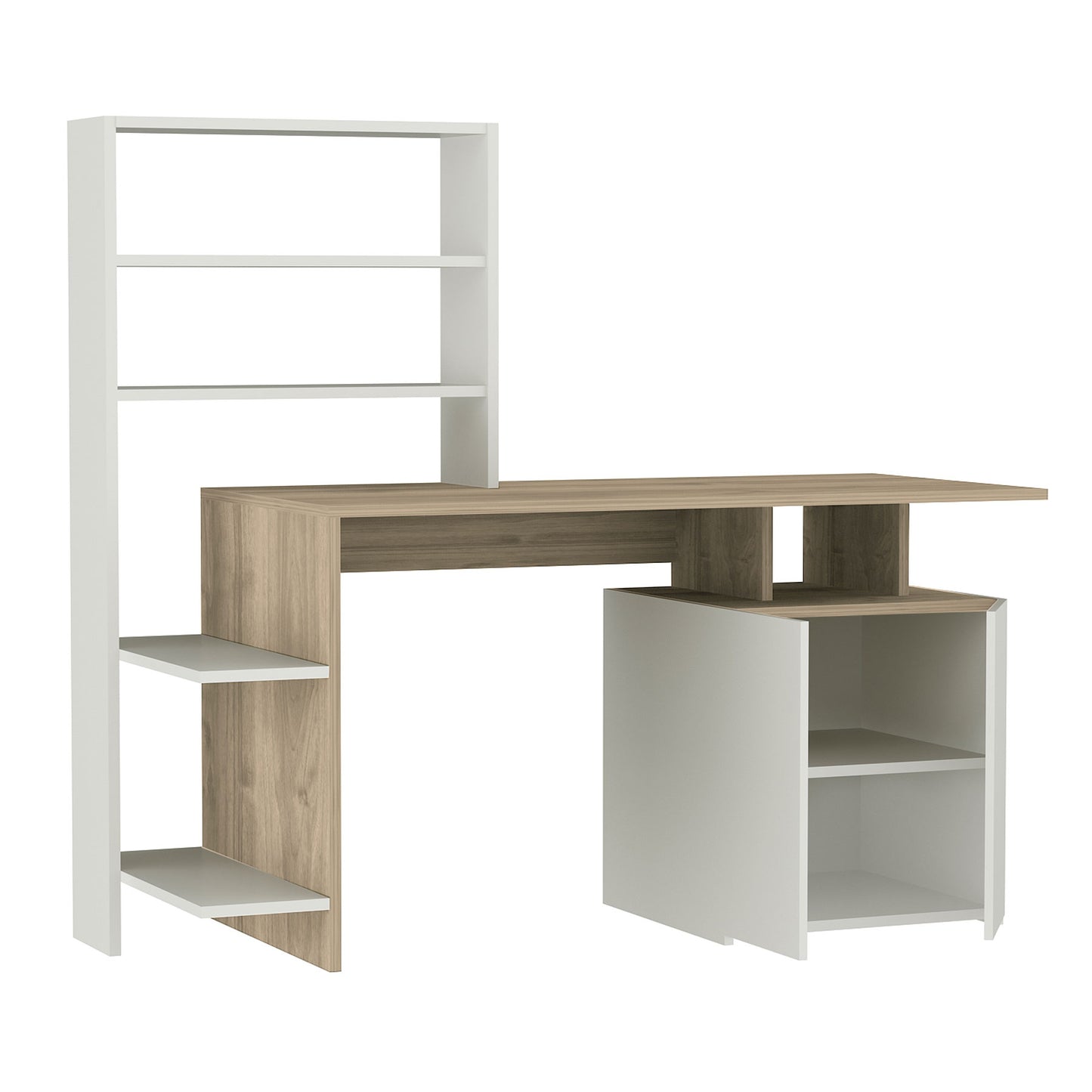 Office desk Melis pakoworld white-sonoma 146x60x129cm