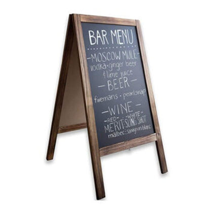 Menu stand Felex walnut-black 50x25x100cm