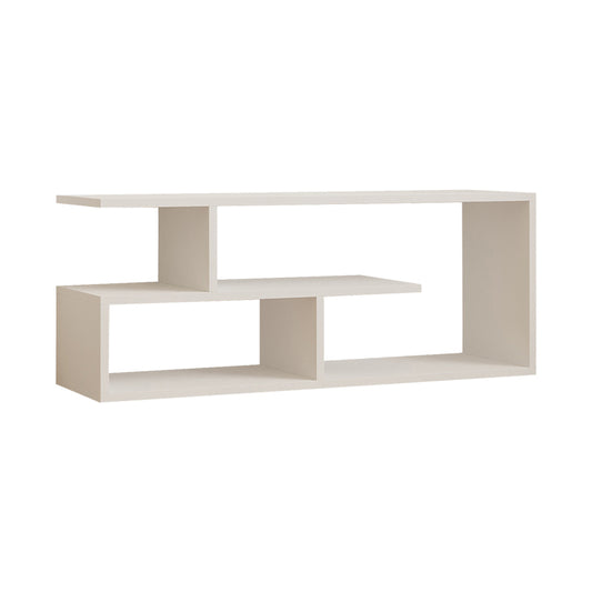 TV Stand Waldo pakoworld white melamine 100x29.5x40cm