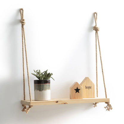 Wall shelf Malbo pakoworld natural color 39x12x43cm