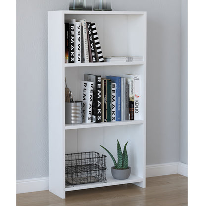 Low bookcase Ferma pakoworld white 56x20x108cm