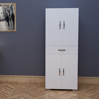 Wardrobe-column Milou pakoworld white 59x34.5x140cm