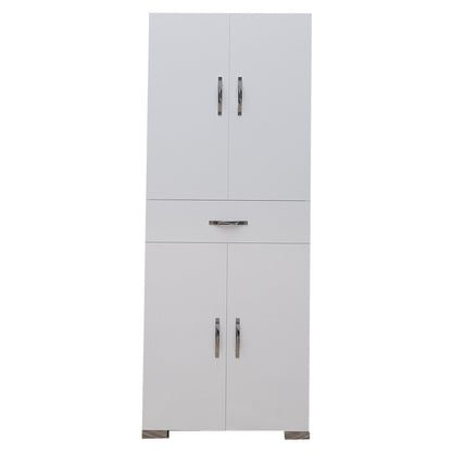 Wardrobe-column Milou pakoworld white 59x34.5x140cm