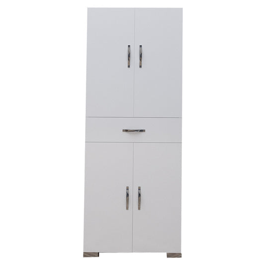 Wardrobe-column Milou pakoworld white 59x34.5x140cm