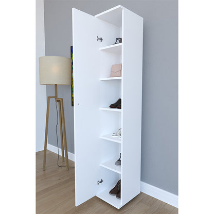 Cabinet Juan white 30x35x177cm