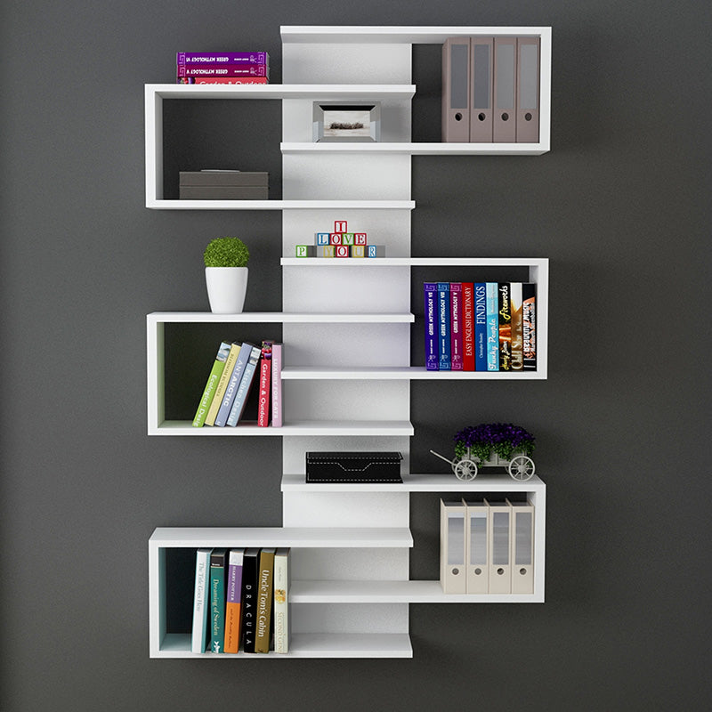 Wall shelf Hart pakoworld white 75x21.5x161.5cm