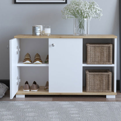 Entrance furniture Deril white-sonoma 90x33x52.5cm