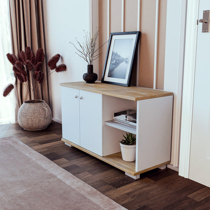 Entrance furniture Deril white-sonoma 90x33x52.5cm