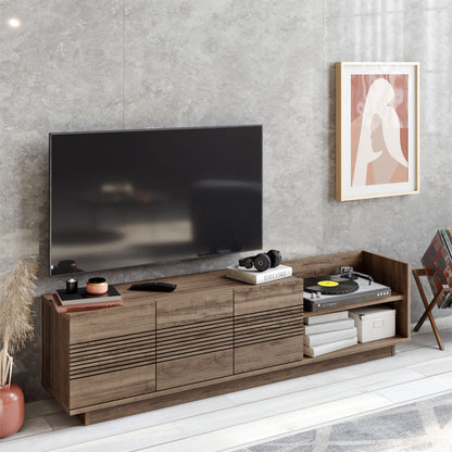 Tv stand Yubo pakoworld walnut 167.6x35x43cm