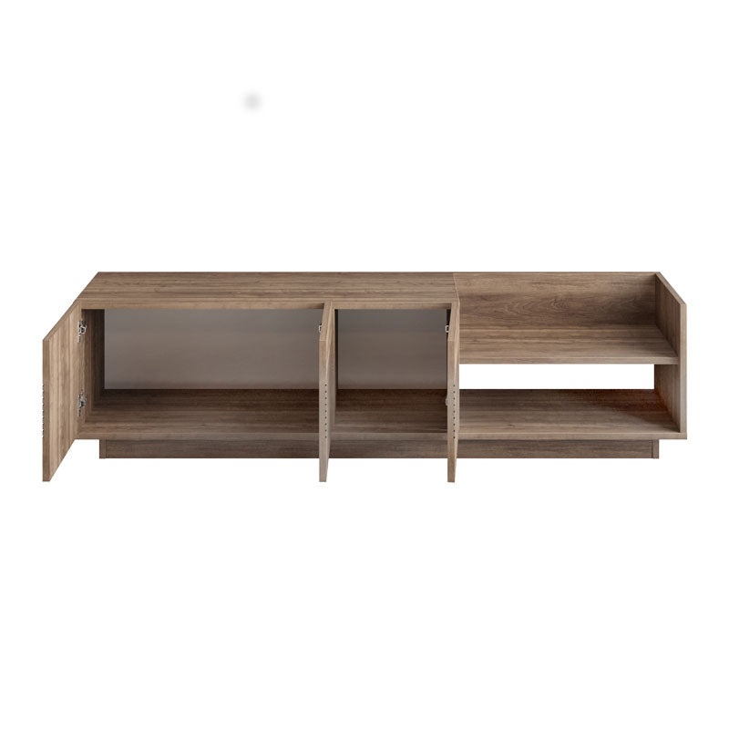 Tv stand Yubo pakoworld walnut 167.6x35x43cm