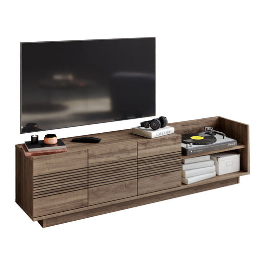 Tv stand Yubo pakoworld walnut 167.6x35x43cm