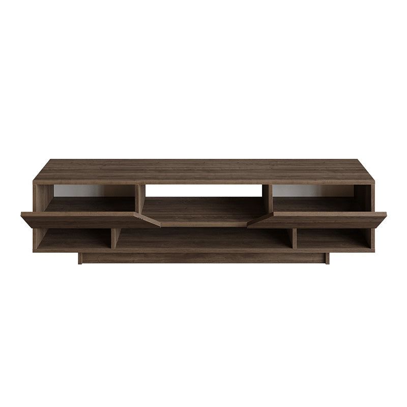 Tv stand Ianis pakoworld dark walnut 160x37x34cm