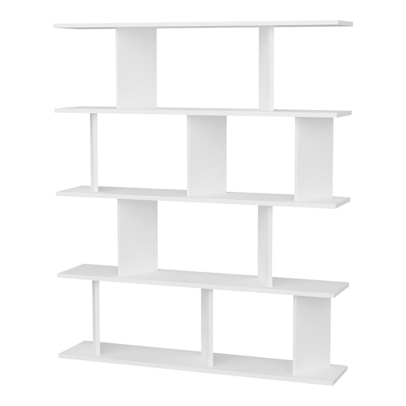 Bookcase Ratu pakoworld white 120x24.6x141cm