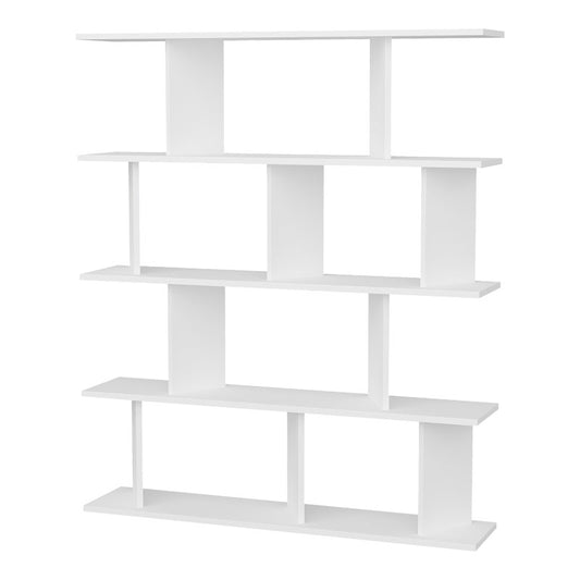 Bookcase Ratu pakoworld white 120x24.6x141cm