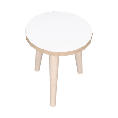 Kids table with stool Childy pakoworld 4 pieces set white mdf