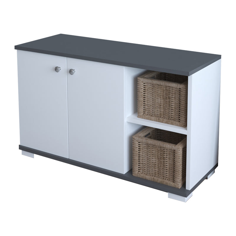 Entrance furniture  Deril pakoworld dark grey melamine 90x33x52.5cm