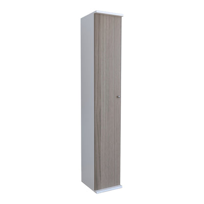 Entrance furniture-hanger Ridi pakoworld white-walnut melamine 30x35x177cm