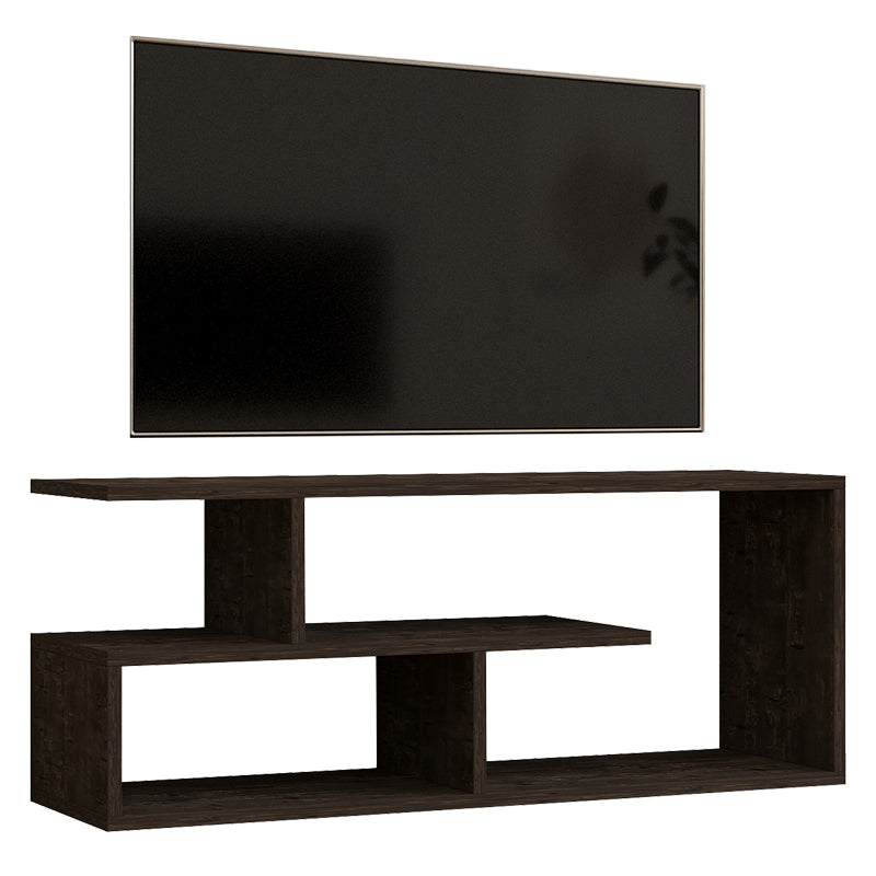 TV Stand Waldo black-dark grey melamine 100x29.5x40cm