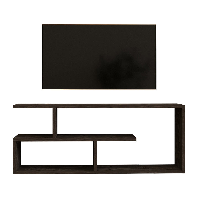 TV Stand Waldo black-dark grey melamine 100x29.5x40cm