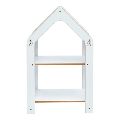 T. Montessori shelf Zoilen white-blue mdf 50x30x80cm
