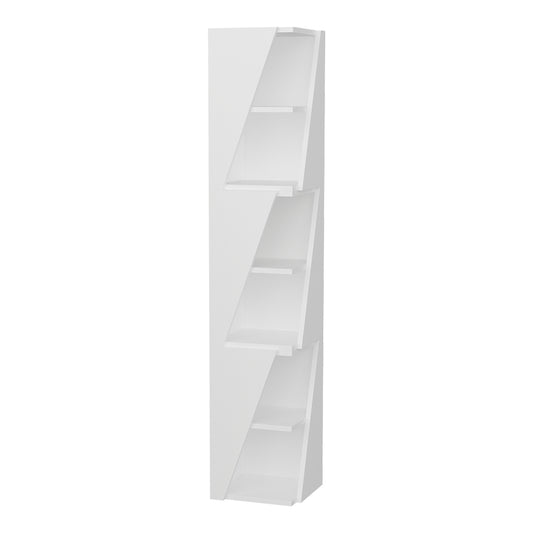 Klaro pakoworld column bookcase in white shade 32x32x165cm