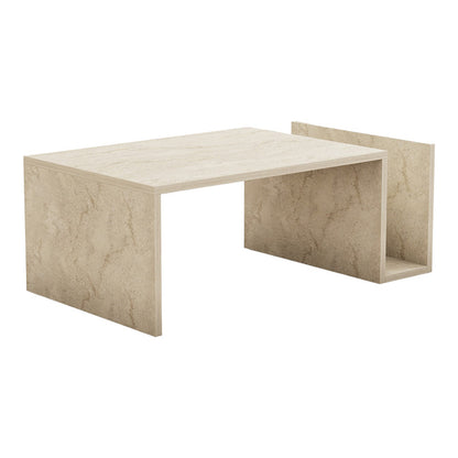 Poko pakoworld coffee table in traverten 86.8x50x32.4cm