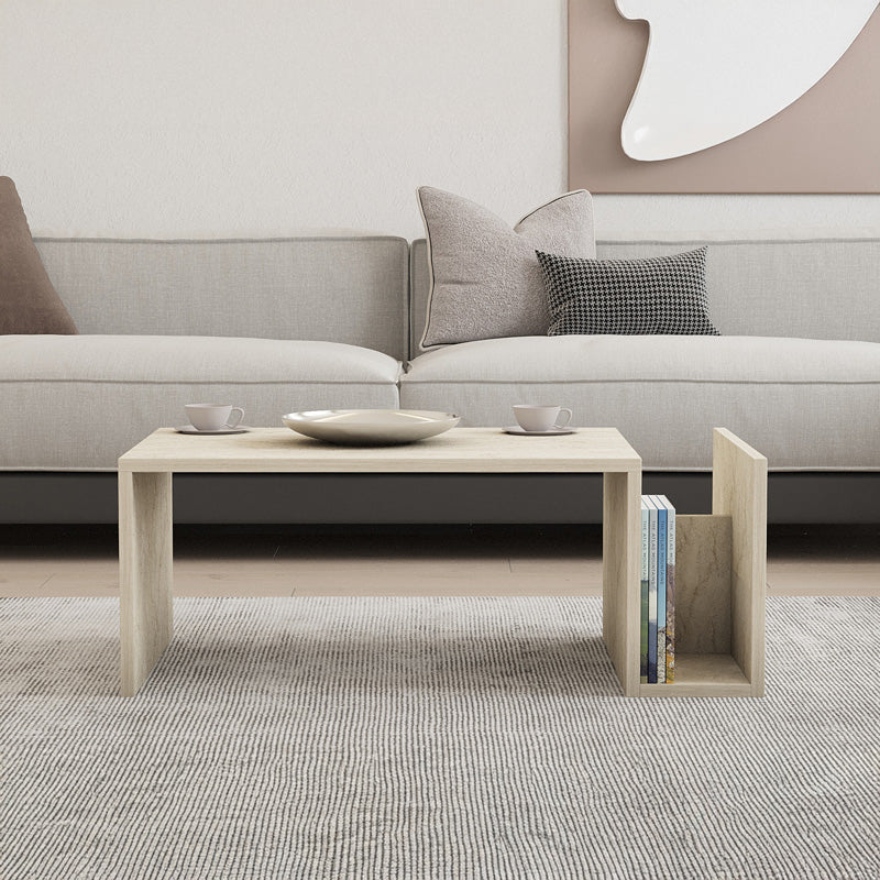 Poko pakoworld coffee table in traverten 86.8x50x32.4cm