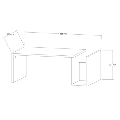 Poko pakoworld coffee table in traverten 86.8x50x32.4cm