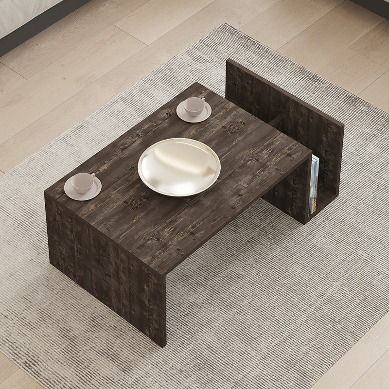 Poko coffee table in dark walnut 86.8x50x32.4cm