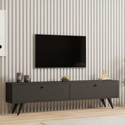 Jate TV cabinet in white 160x25x40cm