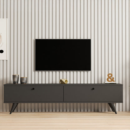 Jate TV cabinet in white 160x25x40cm
