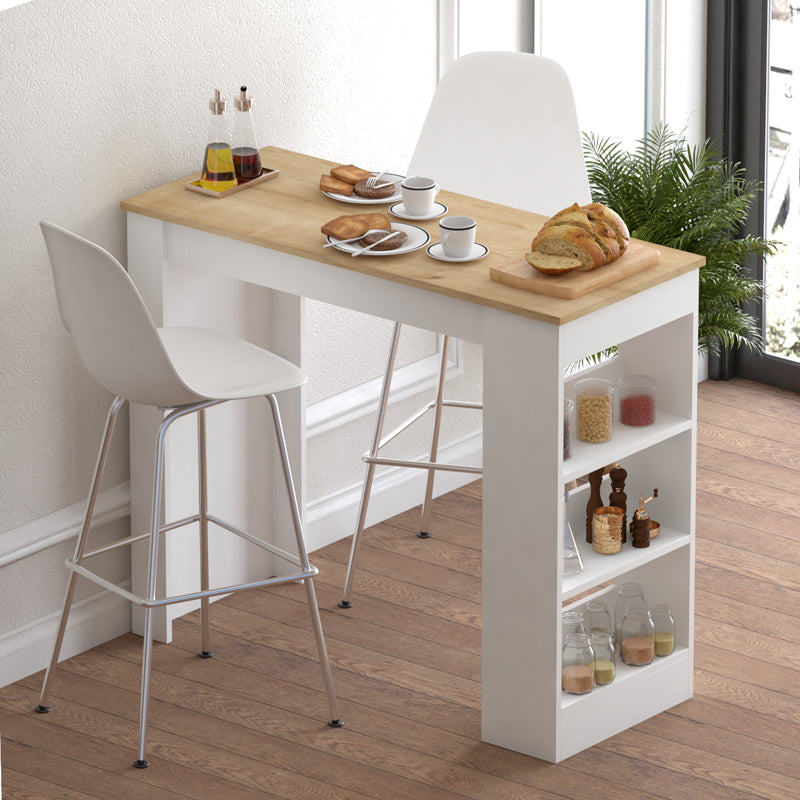 Bar table Riff pakoworld white-sonoma 120x50x100cm