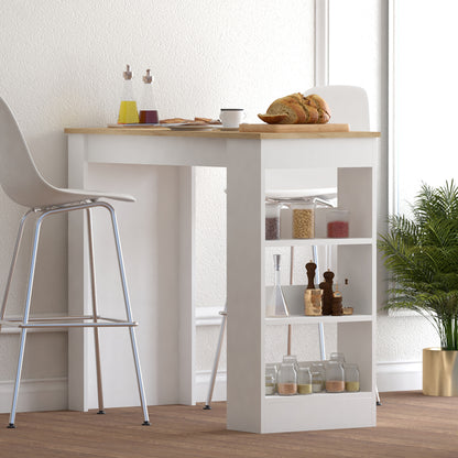 Bar table Riff pakoworld white-sonoma 120x50x100cm