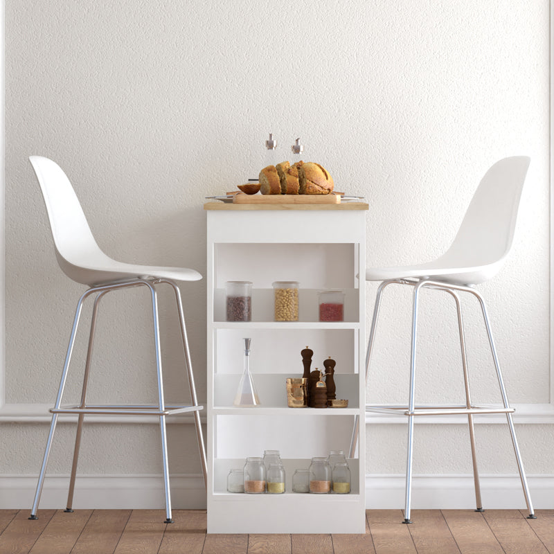 Bar table Riff pakoworld white-sonoma 120x50x100cm