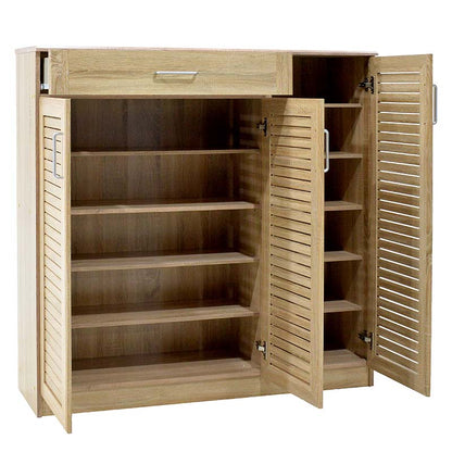 Shoe cabinet Sante pakoworld 30 pairs sonoma 120x37x123cm