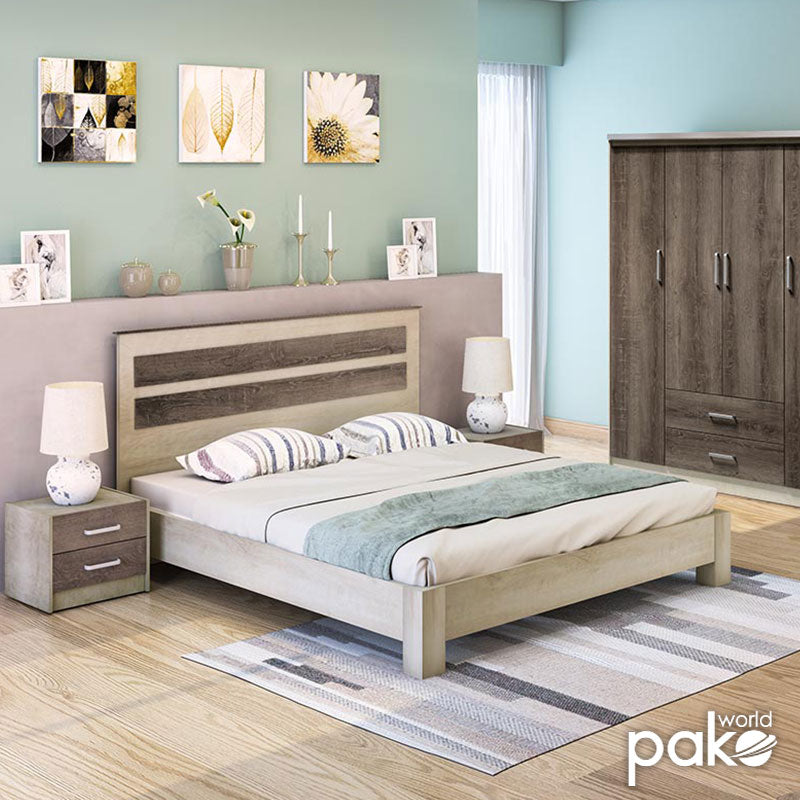 Double bed Olympus pakoworld in castillo-toro colour 160x200