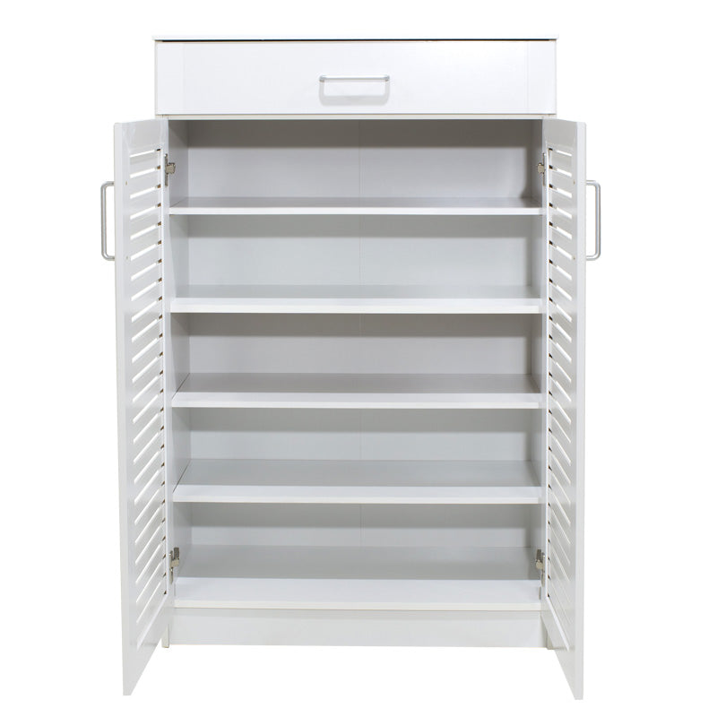 Shoe cabinet Sante pakoworld 20 pairs white 80x37x123cm