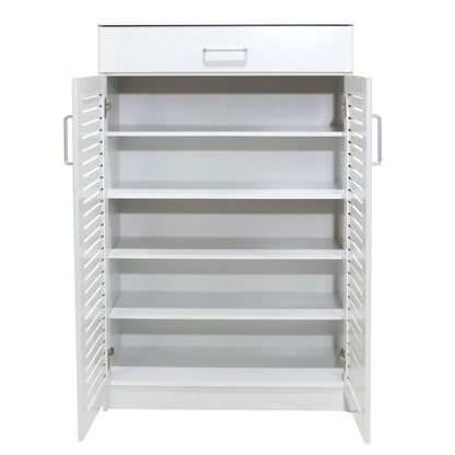 Shoe cabinet Sante pakoworld 20 pairs white 80x37x123cm