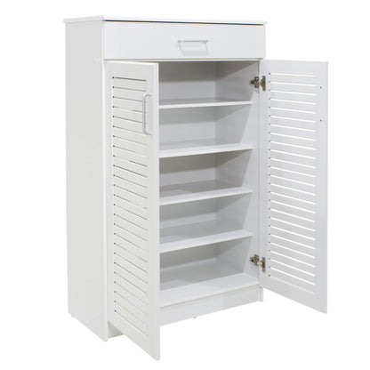 Shoe cabinet Sante pakoworld 20 pairs white 80x37x123cm