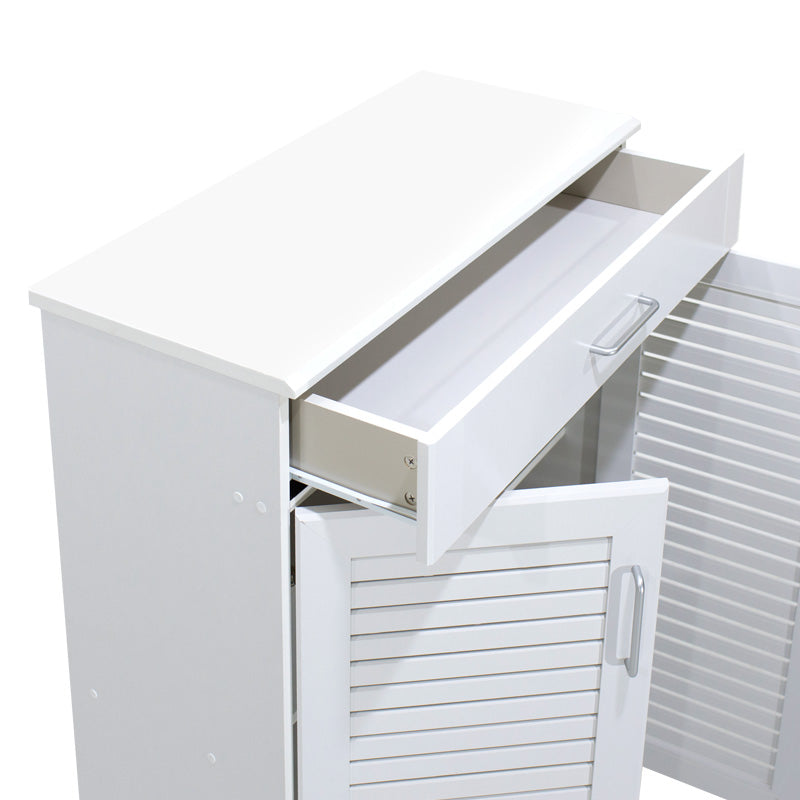 Shoe cabinet Sante pakoworld 20 pairs white 80x37x123cm